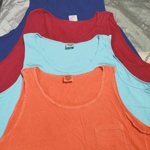 Four Comfort Color Tank Tops. Men or Womens.